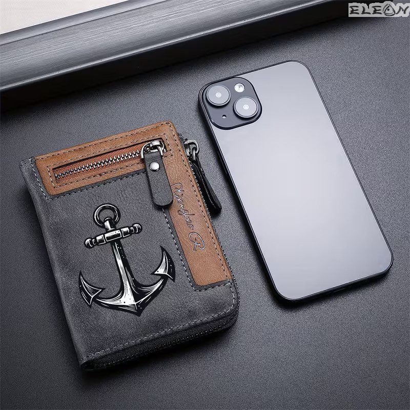Мъжки Портфейл с морски мотив